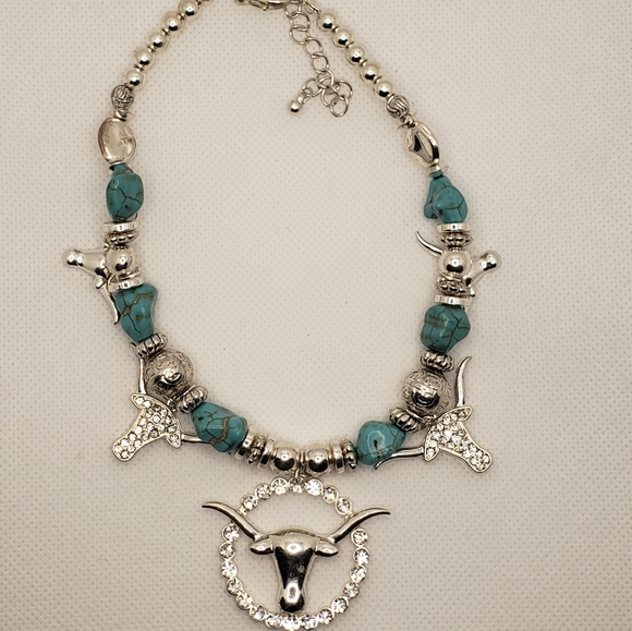 Long horn necklace - Picture 1 of 3